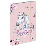 Oxybag Box for exercise books A5 Jumbo Horse romantic - Desky na sešity