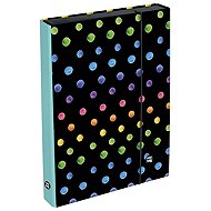 Oxybag A4 Jumbo Notebook Box OXY GO Dots - Desky na sešity