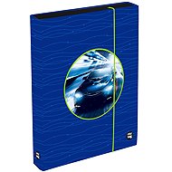 Oxybag Box for exercise books A4 Jumbo OXY Sherpy Blue - School Folder