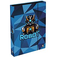 Oxybag Box for exercise books A4 Jumbo OXY Sherpy Robot - School Folder
