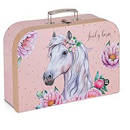 Oxybag Laminated suitcase 34 cm romantic horse - Children's Briefcase