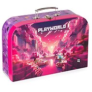 Oxybag Laminated suitcase 34 cm Playworld Girl - Children's Briefcase