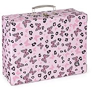 Oxybag Laminated case square A4 OXY NEXT Butterfly pink - Small Briefcase