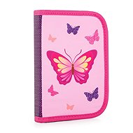 Oxybag Pencil case 1 p. 2 flaps, empty Butterfly pink - Pencil Case