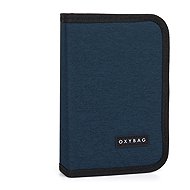 Oxybag Pencil case 1 p. 2 flaps, empty Unicolour blue - Pencil Case