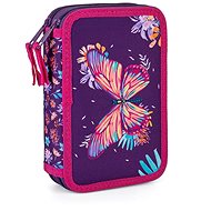 Oxybag Pencil case 2 p. empty Butterfly purple - Pencil Case