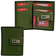 Old River ladies leather wallet green - Wallet