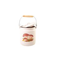 Olymp Enamel milk jug Mushrooms 3,5 l - Milk Can