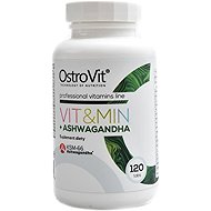 OstroVit VIT&MIN + Ashwagandha, 120 tablets - Vitamins