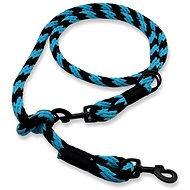 PafDog Switchable adjustable leash 16 mm, 2,5 m, turquoise-black - Leash