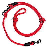 PafDog Switchable adjustable leash 8 mm, length 4 meters, red - Leash