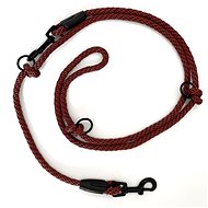 PafDog Switchable adjustable leash 8 mm, brown - Leash