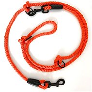 PafDog Switchable adjustable leash 8 mm, orange - Leash