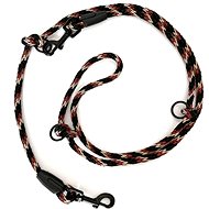 PafDog Switchable adjustable leash 8 mm, length 4 m, brindle - Leash