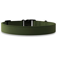 PafDog Softshell dog collar khaki green M - Dog Collar