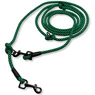 PafDog Switchable adjustable leash 8 mm, green-black 2,5 m - Leash