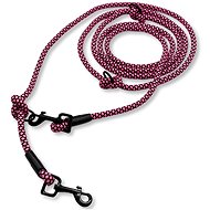 PafDog Switchable adjustable leash 8 mm, pink-black 2 m - Leash