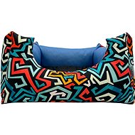Dog bed Graffiti 50cm × 40cm with cushion - Pet Bed