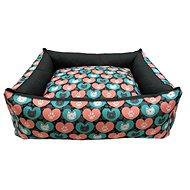 Cat bed CAT Anthracite 90cm × 70cm with cushion - Pet Bed