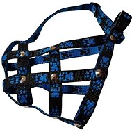 Palkar Nylon muzzle for small Boxer size 3 black - blue - Dog Muzzle