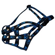 Palkar Nylon muzzle for Pug size 1 black - blue - Dog Muzzle