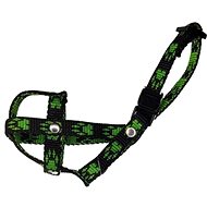 Palkar Nylon muzzle for dogs size. 0 12 cm × 3 cm black - green - Dog Muzzle