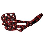 Palkar Nylon muzzle for dogs size 1 18 cm × 6 cm black - red - Dog Muzzle