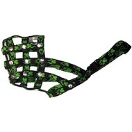 Palkar Nylon muzzle for dogs size 1 18 cm × 6 cm black - green - Dog Muzzle