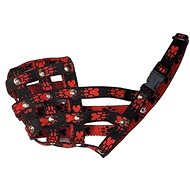 Palkar Nylon muzzle for dogs size 5 33 cm × 11,5 cm black - red - Dog Muzzle