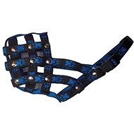 Palkar Nylon muzzle for dogs size 5 33 cm × 11,5 cm black - blue - Dog Muzzle