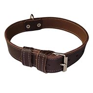 Palkar Leather collar for dogs 55 cm × 30 mm brown - Dog Collar