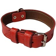 Palkar Leather collar for dogs 60 cm × 30 mm red - Dog Collar