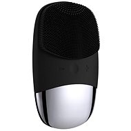 PALSAR7 flat silicone brush for cleaning the skin, black - Skin Cleansing Brush