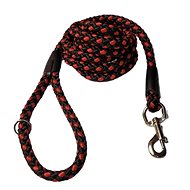 Palkar dog leash 3 m × 14 mm black-red - Leash