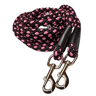 Palkar switchable dog leash 250 cm × 8 mm black-pink - Leash