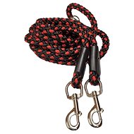 Palkar switchable dog leash 250 cm × 8 mm black-red - Leash