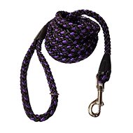 Palkar dog leash 3 m × 14 mm black-purple - Leash