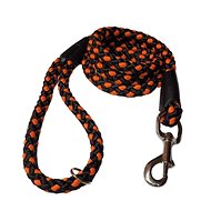 Palkar dog leash 150 cm × 8 mm black-orange - Leash