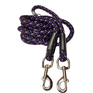Palkar switchable dog leash 250 cm × 10 mm black-purple - Leash