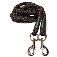 Palkar switchable dog leash 250 cm × 10 mm black-brown - Leash