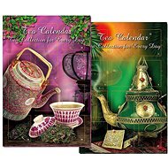 Pangea Tea Čajový adventní kalendář růžovo-zelený 24g - Adventní kalendář