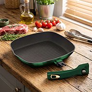 BERLINGERHAUS Grill pan with removable handle 28 cm Emerald Collection - Pan