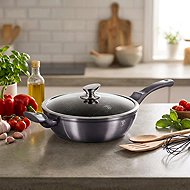 BERLINGERHAUS Deep frying pan with lid 32 cm Carbon Pro Line long handle - Pan