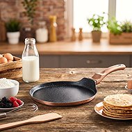 BERLINGERHAUS Pancake pan with marble surface 25 cm Rosegold Metallic Line - Pan