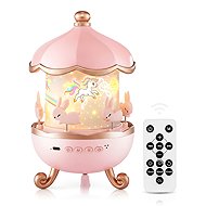 One Fire Night Sky Projector with rotating carousel and 10 soothing sounds - Light Projector