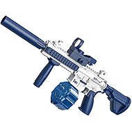 BATTLE Electric water pistol - M416, 2 magazines, blue - Water Gun