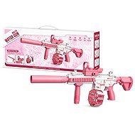 BATTLE Electric water pistol - M416, 2 magazines, pink - Water Gun