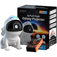 Galaxie Space Dog Projector, 13 Cassettes, Bluetooth Speaker, White - Light Projector