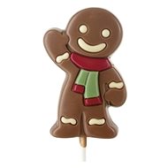Christmas lollipop - Gingerbread - milk chocolate - Chocolate