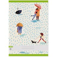 Papírny Brno Premium 445, A4, 40 sheets, square - Exercise Book